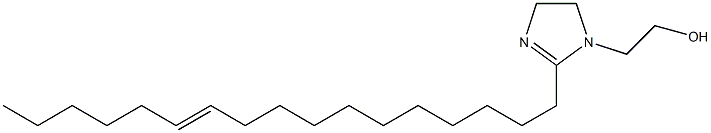 2-(11-ヘプタデセニル)-2-イミダゾリン-1-エタノール 化学構造式
