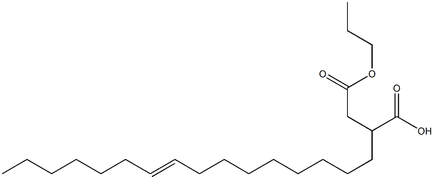 2-(9-Hexadecenyl)succinic acid 1-hydrogen 4-propyl ester Structure