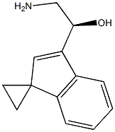 (S)-2-Amino-1-(spiro[cyclopropane-1,1'-[1H]inden]-3'-yl)ethanol Struktur