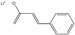 Lithium(3E)-4-phenyl-1,3-butadiene-2-olate Structure