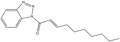 1-(2-Decenoyl)-1H-benzotriazole Structure