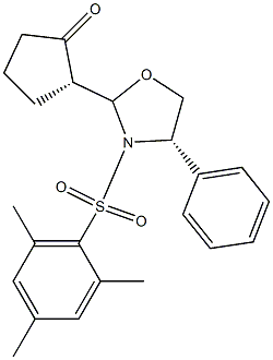 (2S)-2-[(2S,4S)-4-Phenyl-3-(2,4,6-trimethylphenylsulfonyl)oxazolidin-2-yl]-1-cyclopentanone