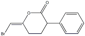 (6E)-6-(Bromomethylene)-3-phenyltetrahydro-2H-pyran-2-one Structure