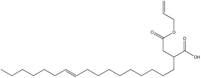 2-(10-Heptadecenyl)succinic acid 1-hydrogen 4-allyl ester 结构式