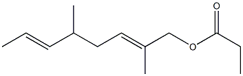 Propionic acid 2,5-dimethyl-2,6-octadienyl ester