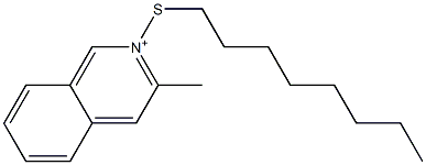 2-Octylthio-3-methylisoquinolinium Structure