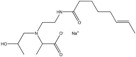  2-[N-(2-Hydroxypropyl)-N-[2-(6-octenoylamino)ethyl]amino]propionic acid sodium salt