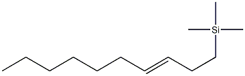 3-Decenyltrimethylsilane Struktur