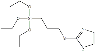 4,5-ジヒドロ-2-[[3-(トリエトキシシリル)プロピル]チオ]-1H-イミダゾール 化学構造式