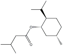 (1S,3S,4R)-p-Menthane-3-ol isovalerate Structure
