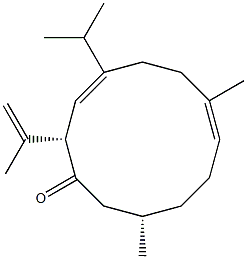 (2S,3E,7E,11S)-7,11-Dimethyl-4-isopropyl-2-(1-methylethenyl)cyclododeca-3,7-dien-1-one