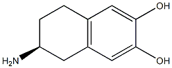 (S)-2-Amino-6,7-dihydroxy-1,2,3,4-tetrahydronaphthalene Structure