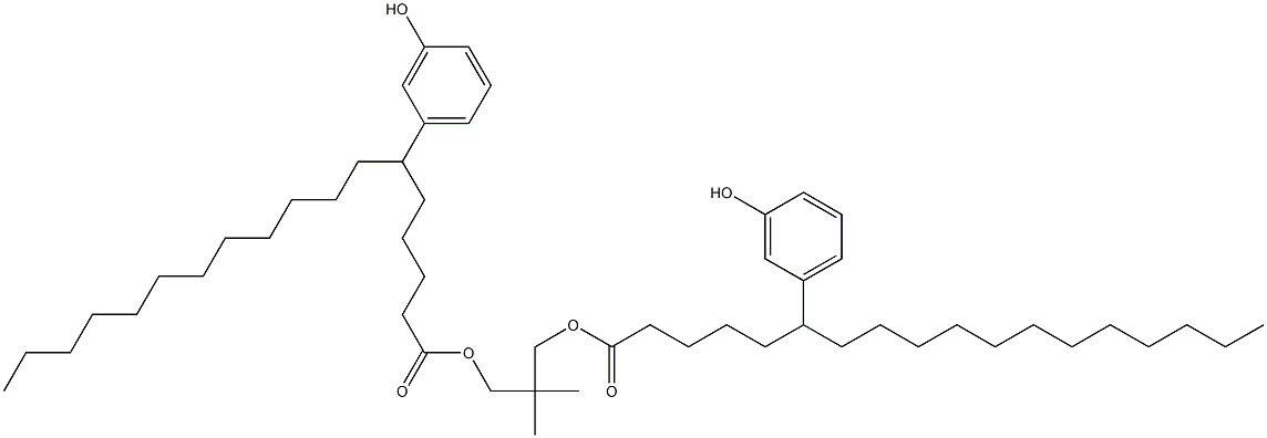 Bis[6-(3-hydroxyphenyl)stearic acid]2,2-dimethylpropane-1,3-diyl ester|