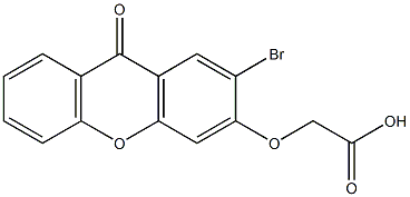 (9-Oxo-2-bromo-9H-xanthen-3-yloxy)acetic acid