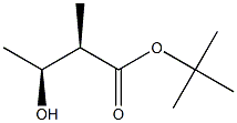 (2R,3S)-2-Methyl-3-hydroxybutyric acid tert-butyl ester Structure