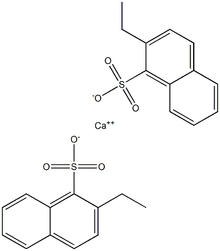 Bis(2-ethyl-1-naphthalenesulfonic acid)calcium salt Structure