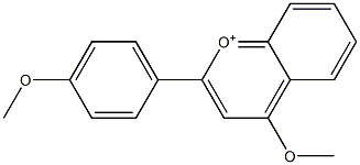 2-(4-Methoxyphenyl)-4-methoxy-1-benzopyrylium