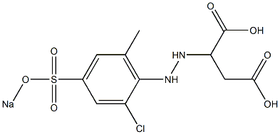 2-[2-[4-(Sodiosulfo)-2-chloro-6-methylphenyl]hydrazino]succinic acid