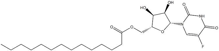 5-Fluoro-5'-O-tetradecanoyluridine Structure