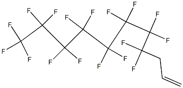 4,4,5,5,6,6,7,7,8,8,9,9,10,10,11,11,11-Heptadecafluoro-1-undecene 结构式