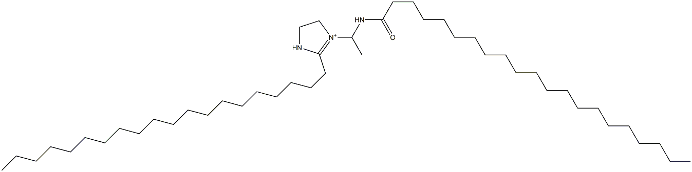 1-[1-(ヘニコサノイルアミノ)エチル]-2-イコシル-1-イミダゾリン-1-イウム 化学構造式