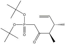 [(3R,4S)-3,4-Dimethyl-2-oxo-5-hexenyl]phosphonic acid di-tert-butyl ester