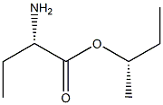 (S)-2-Aminobutanoic acid (S)-1-methylpropyl ester Struktur