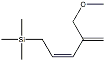 [(2Z)-4-Methoxymethyl-2,4-pentadienyl]trimethylsilane Structure