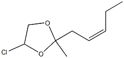 2-[(Z)-2-Pentenyl]-2-methyl-4-chloro-1,3-dioxolane
