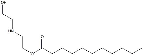 Undecanoic acid 2-[(2-hydroxyethyl)amino]ethyl ester Struktur