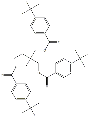 (Propan-1-ylidyne)tris(methanol)tri(4-tert-butylbenzoate) Structure