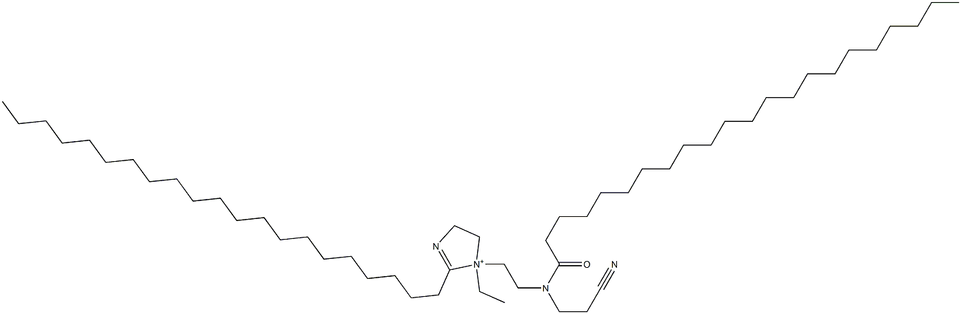  1-[2-[(2-Cyanoethyl)(1-oxodocosyl)amino]ethyl]-1-ethyl-2-henicosyl-4,5-dihydro-1H-imidazol-1-ium