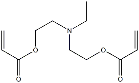 Diacrylic acid [(ethylimino)bis(2,1-ethanediyl)] ester Structure