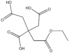 2-カルボキシメチル-1,2,3-プロパントリ(カルボン酸エチル) 化学構造式