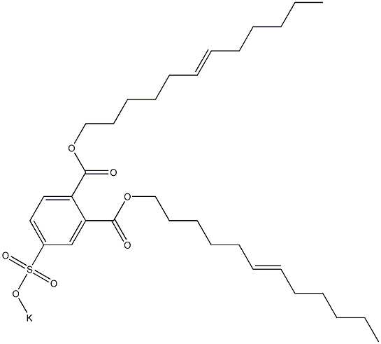 4-(Potassiosulfo)phthalic acid di(6-dodecenyl) ester