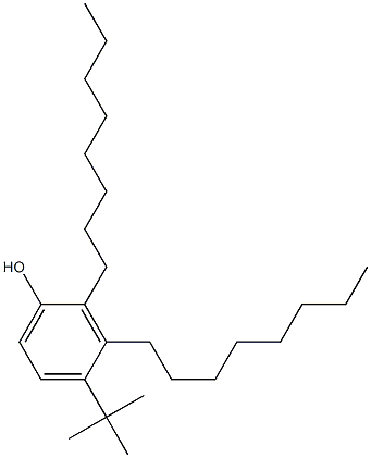 4-tert-Butyl-2,3-dioctylphenol