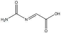 N-(カルボキシメチレン)尿素 化学構造式