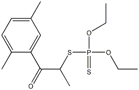  Dithiophosphoric acid O,O-diethyl S-[1-(2,5-dimethylbenzoyl)ethyl] ester