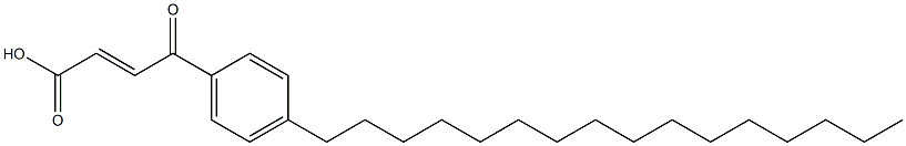 3-(4-Hexadecylbenzoyl)acrylic acid Structure
