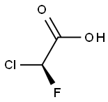 [S,(-)]-Chlorofluoroacetic acid Structure