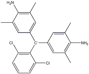  Bis(4-amino-3,5-dimethylphenyl)(2,6-dichlorophenyl)methylium