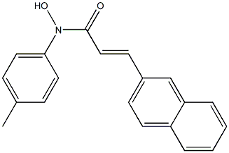  (E)-3-(2-Naphthalenyl)-N-(4-methylphenyl)-2-propenehydroxamic acid