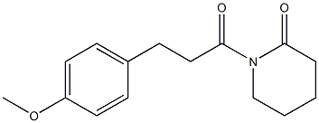 1-[3-(4-Methoxyphenyl)propionyl]piperidin-2-one|