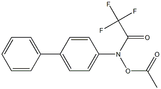 N-(Acetyloxy)-N-[[1,1'-biphenyl]-4-yl]trifluoroacetamide Structure
