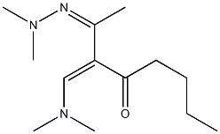 3-[(Z)-Dimethylaminomethylene]-2-(dimethylhydrazono)-4-octanone