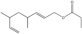 Propionic acid 4,6-dimethyl-2,7-octadienyl ester