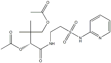 [R,(+)]-2,4-Bis(acetyloxy)-3,3-dimethyl-N-[2-(2-pyridylsulfamoyl)ethyl]butyramide