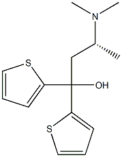 [R,(+)]-3-(Dimethylamino)-1,1-di(2-thienyl)-1-butanol Struktur