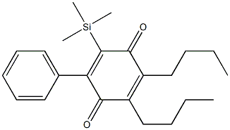 2,3-Dibutyl-5-phenyl-6-(trimethylsilyl)-2,5-cyclohexadiene-1,4-dione