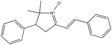 2-Styryl-5,5-dimethyl-4-phenyl-1-pyrroline 1-oxide